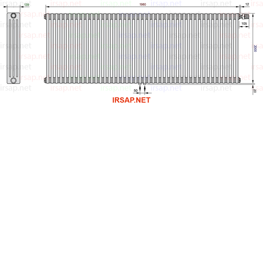 Радиатор IRSAP Tesi 42000/44 T52 CL 01